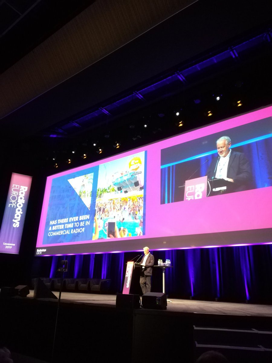 "There's never been a better time to be in commercial radio"-Paul Keenan #RDE19 <a href="/EPFL_en/">EPFL</a>