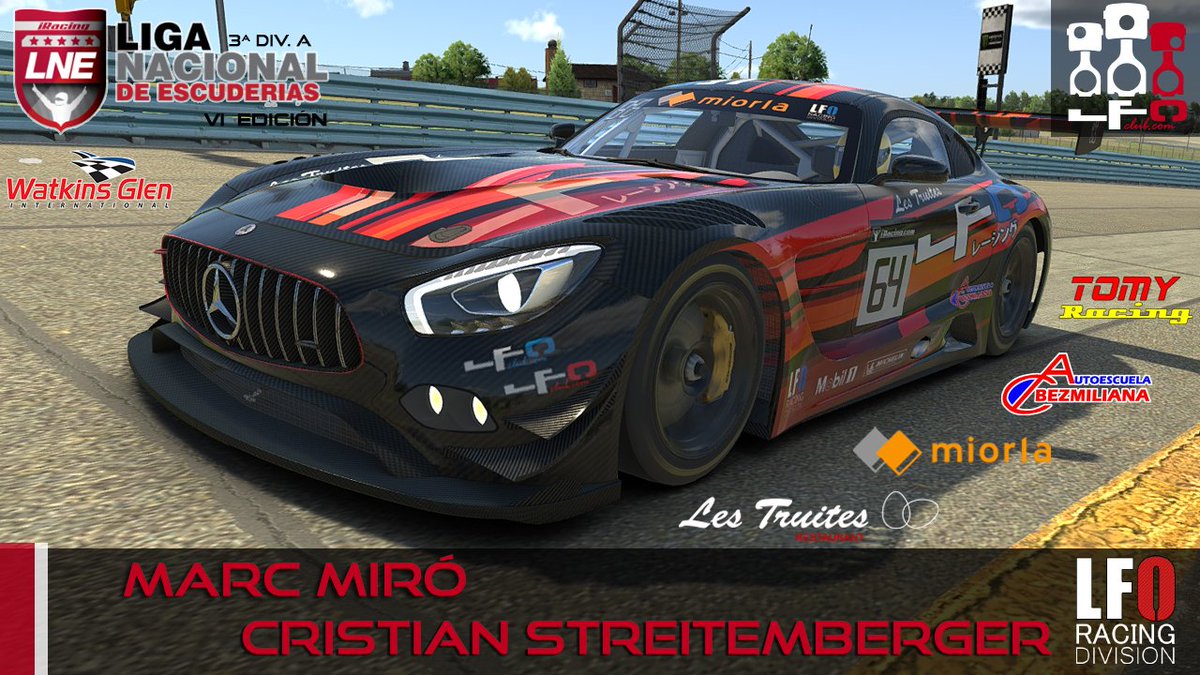 Décima prueba #LNE <a href="/Gtseri3s/">GTSeries</a> 3ª DivA. Los pilotos <a href="/Miromen83/">Marc Miró</a> y Cristian Streitemberger están listos para esta noche. Suerte chicos y ........, Mierda se han acabado los caracteres por culpa de Cristian (Hazte un twitter)