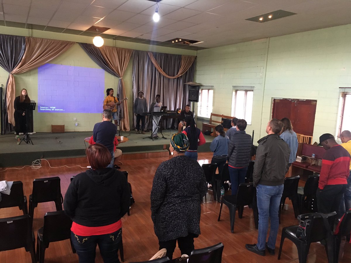 The Message Trust SA Team is worshipping at our Nyanga hub as apart of April prayer day. What a blessed way to start a new month. <a href="/MessageTrust/">The Message Trust</a>
