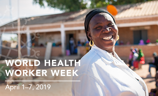 IntraHealth's tweet photo. Happy World Health Worker Week! This week and every week, we're grateful for those who dedicate themselves to improving the lives of people in their communities—and are honored to play our part in making sure they're able to do this work safely and effectively. #WHWWeek https://t.co/ZkH6Kqbzie