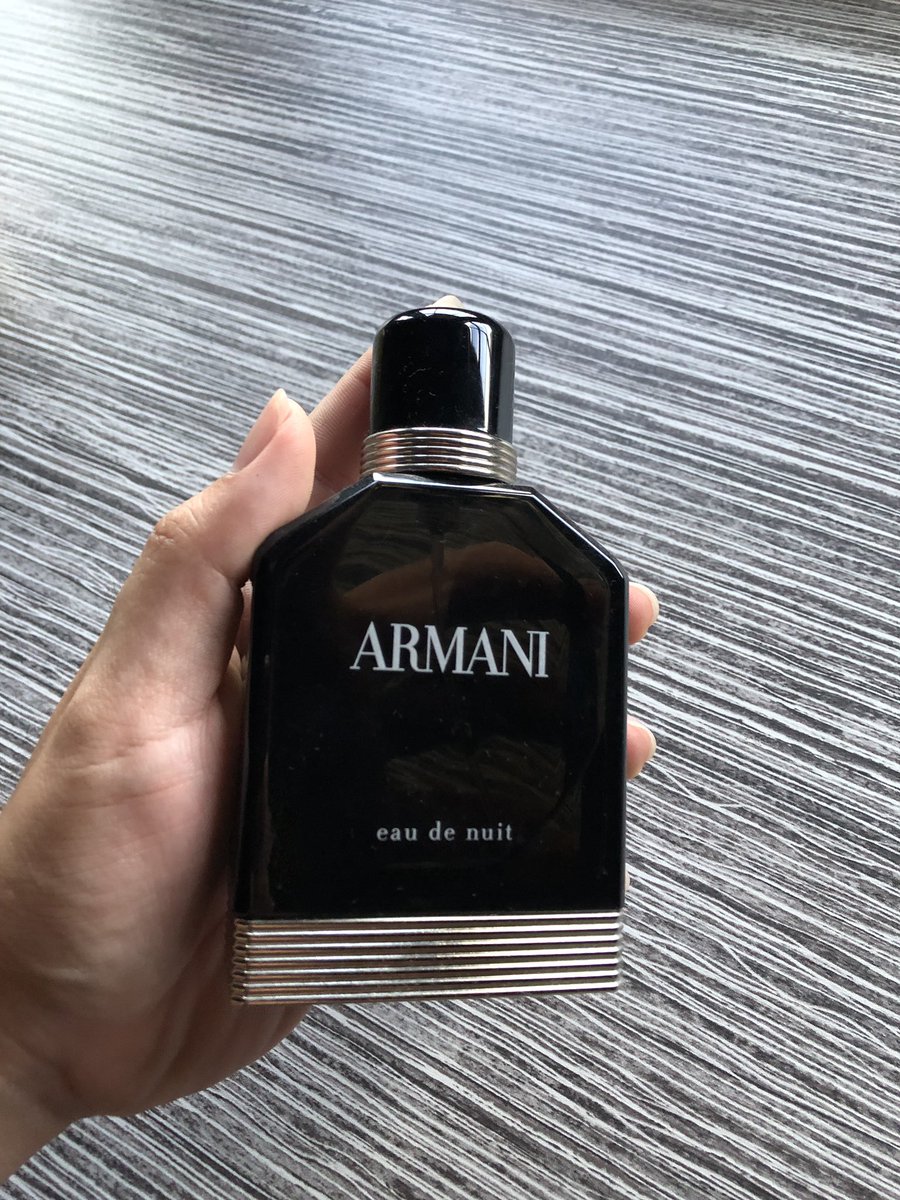 Giorgio Armani Eau De Nuit. Strong and manly. Spice and sweet tp tak sweet sgt. 8.5/10