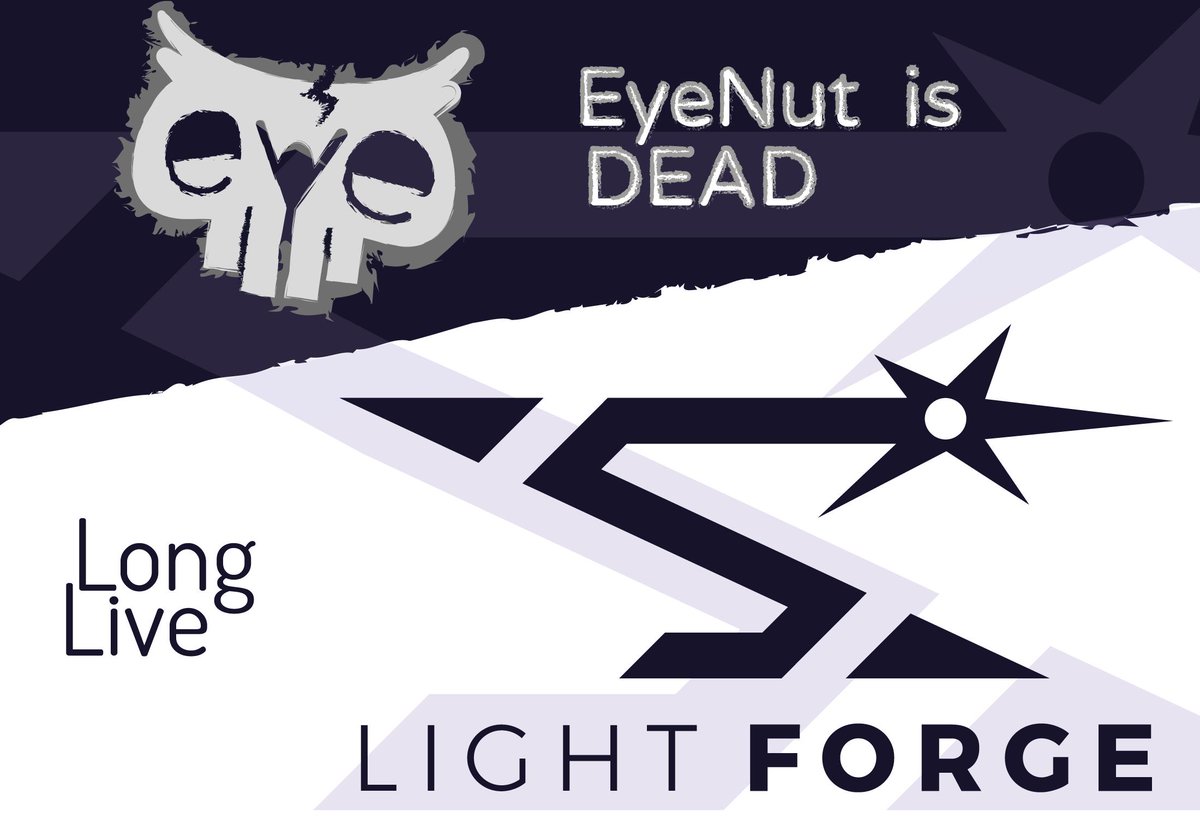ForgeBinary's tweet image. Binary Forge acquire the IP rights to #EyeNut, come and join us on the journey as we launch the next generation platform #LightForge #EyeNutIsDead