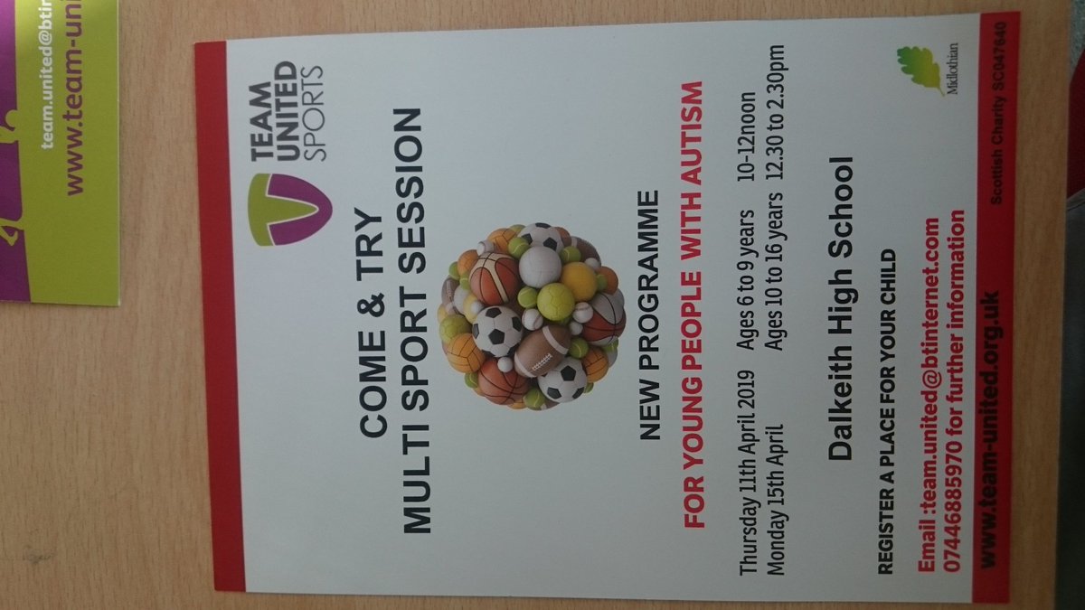 LasswadeCL's tweet photo. What a great opportunity for young people with #autisticspectrumdisorders. Spread the word. Retweets welcome. @LasswadeHSC @mideduteam @midgov @Mid_Advertiser @MidlothianView https://t.co/Bwgqqzs6NX
