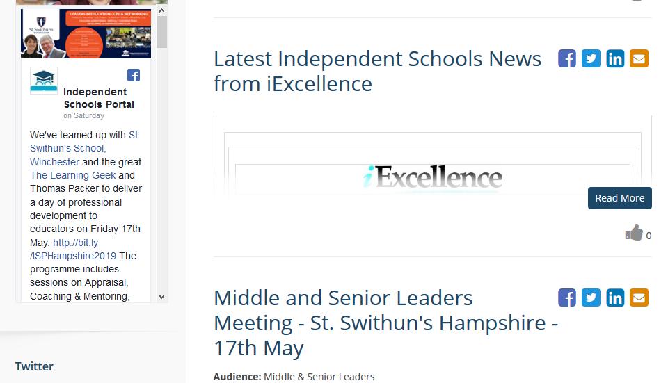 Upcoming #FreeCPD events #NewsUpdates #Resources #LatestResearches #AmzingArticles and much more to discover in the latest addition of Independent Schools Portal newsletter.  Subscribe: bit.ly/2UBk24z
Get free copy: bit.ly/2JWMygL