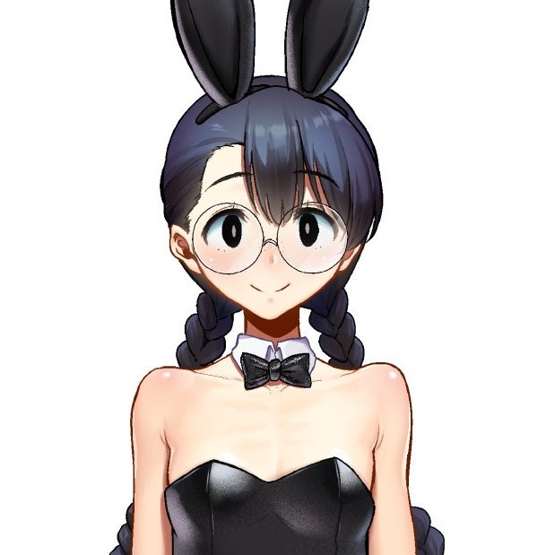 黒髪眼鏡ちゃん。可愛い😆 