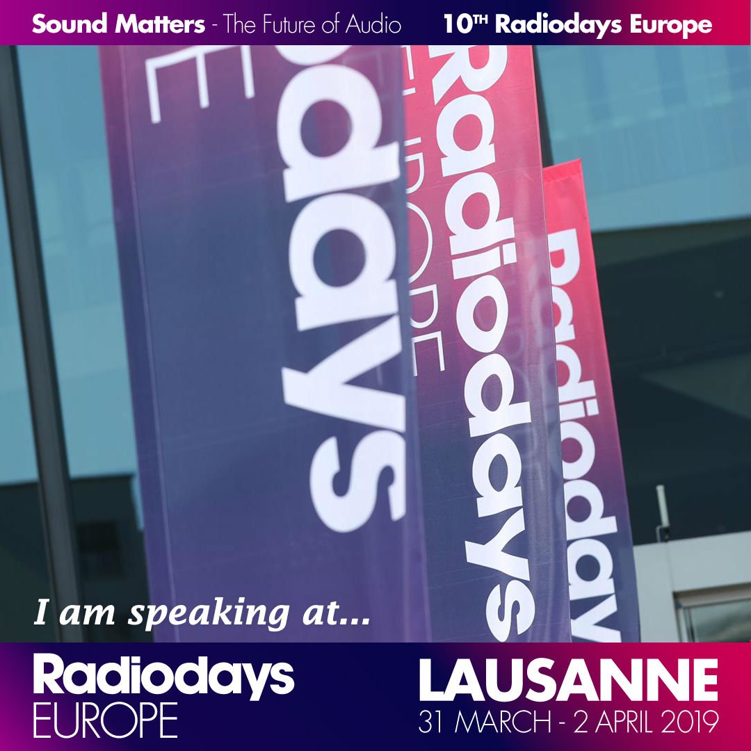 I'm at #rde19 for the next couple of days. Coming up at 10am, in Track 4, I'm talking with @thisisaim about how we deliver our multi-platform content for @funkids across the web, apps and smart speakers.