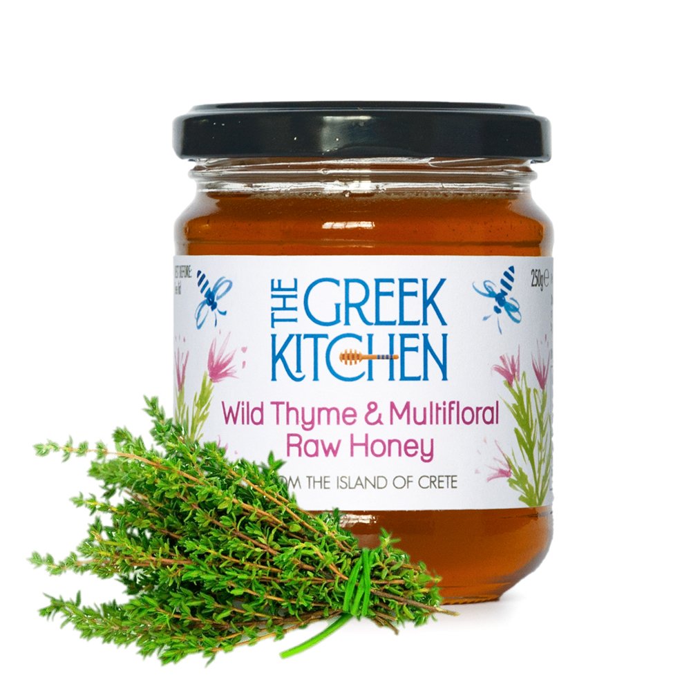 Greek_Kitchen_'s tweet photo. 🐝  Try our award winning Wild Thyme &amp; Multifloral Raw Honey 
The honey is cold extracted with zero heat treatment, therefore maximising the flavour and health properties of the nectar and pollen.
 Discover more here > https://t.co/bH2OqtFpoL #rawhoney #greekkitchen #artisanhoney https://t.co/33h3lxP4aP