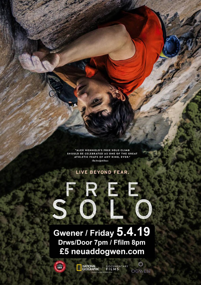 You'll be chewing your nails nervously watching this fantastic film and in awe of Alex Honnold climbing steep and scary stuff. Awesome... <a href="/NeuaddOgwen/">Neuadd Ogwen</a> 5/4/19 <a href="/7pm/">Huong Le</a> 

 #climbing #rock #fingergrippingholds #amazing #alexhonnold #local #community