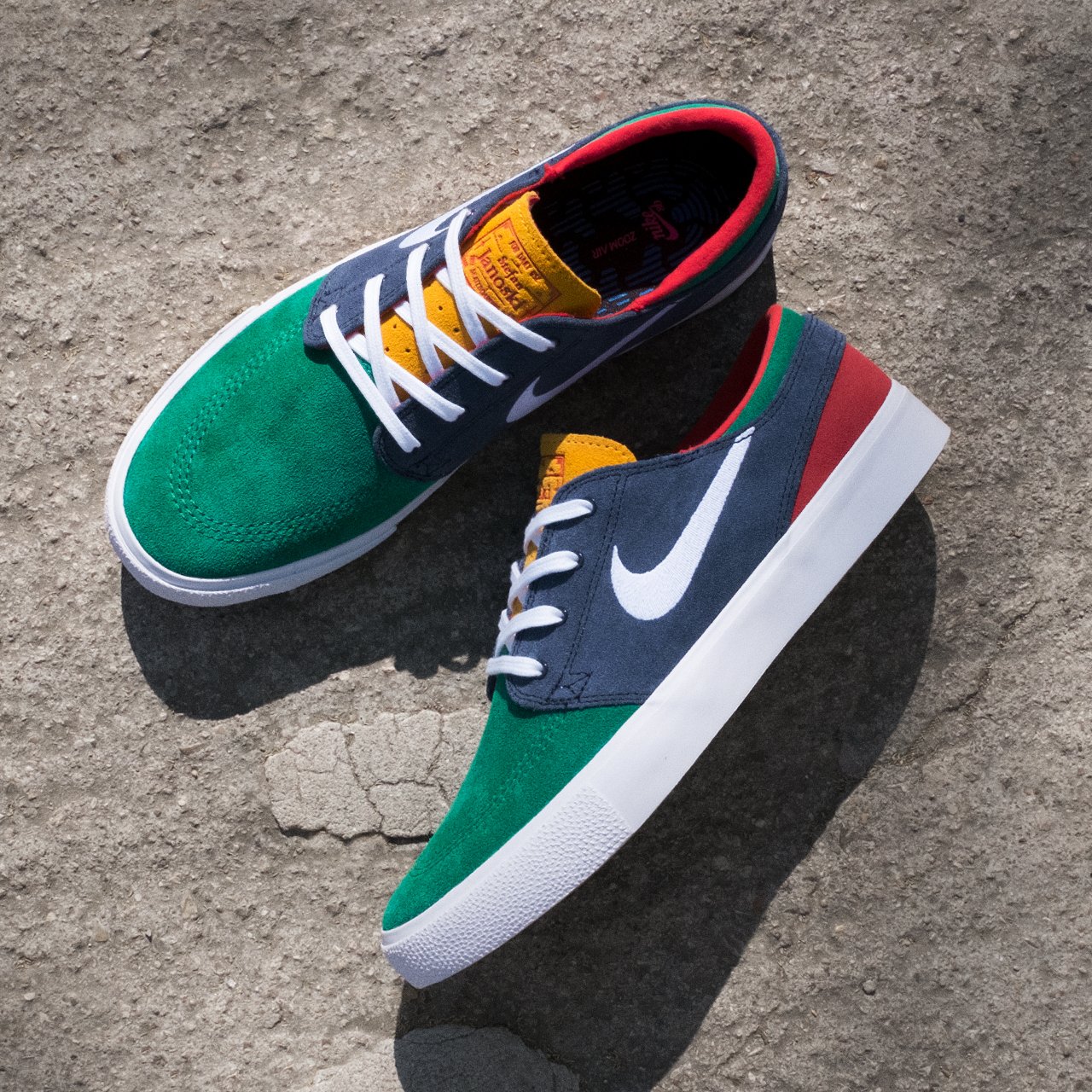 sivasdescalzo on Twitter: "The @Nike SB Janoski arrives in a summer-ready iteration, featuring a multicolor combination throughout its silhouette. Available now at SVD - https://t.co/FAHrTvxmYN https://t.co/2y57p4tttJ" / Twitter