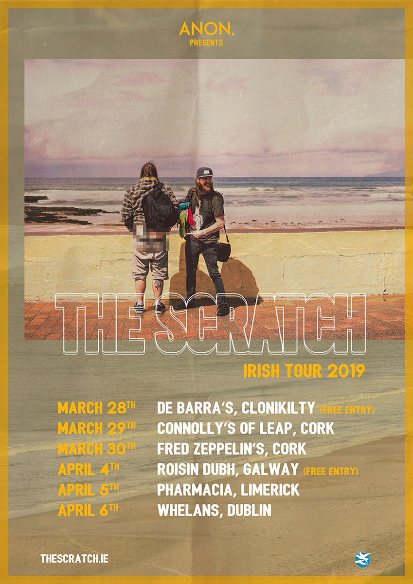This Sat: THE SCRATCH

Whelan’s, 6th Apr | SOLD OUT

whelanslive.com/index.php/the-…
<a href="/thescratchmusic/">The Scratch</a> <a href="/DICEire/">DICE Ireland</a>