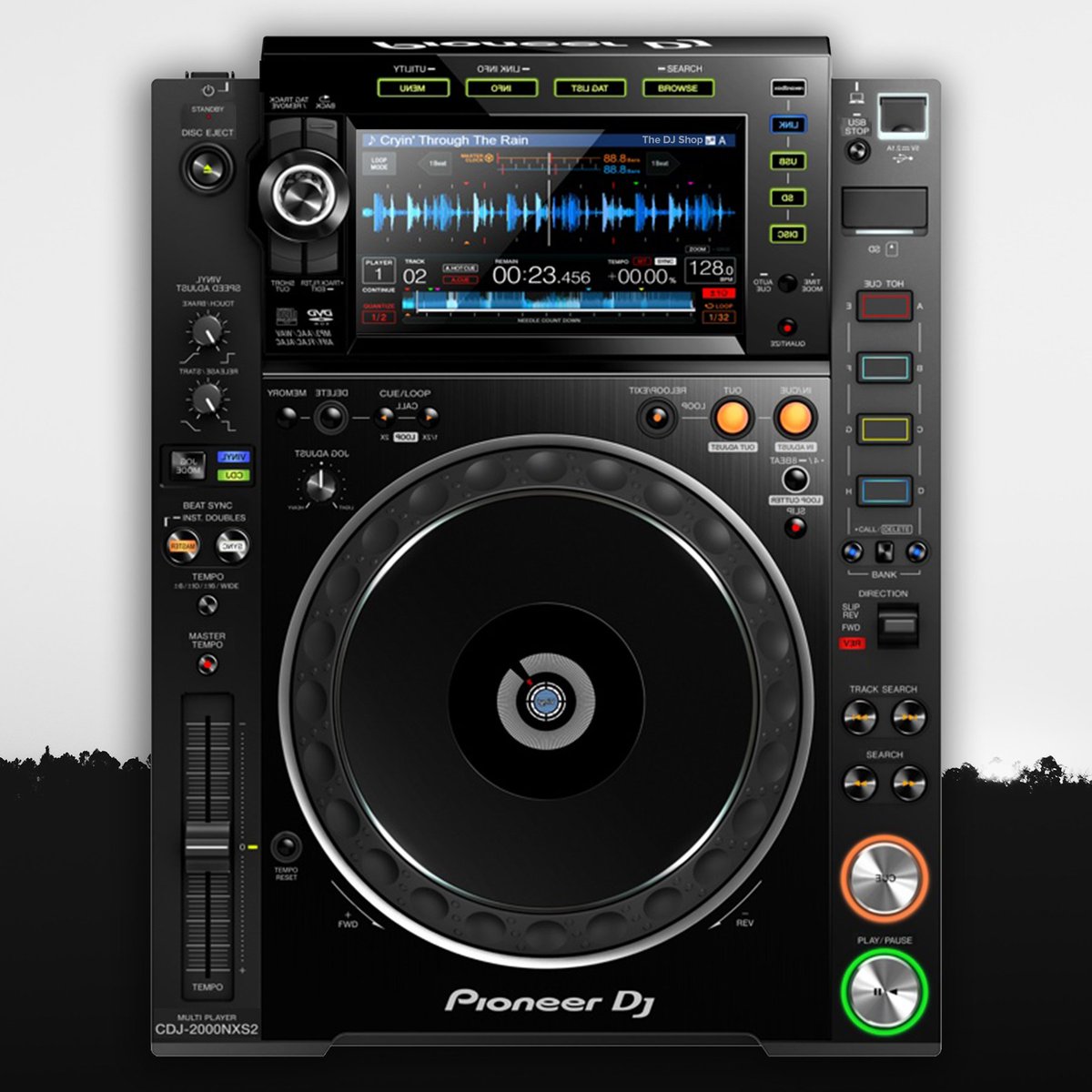 AT LAST A LEFT-HANDED CDJ! . Today Pioneer DJ has announced their first left-handed media player, say hello to the CDJ-2000NXS2-L. It has all the functionalities of the original 2000NXS2 with the added benefit of the professional controls swapped over to make life easier.