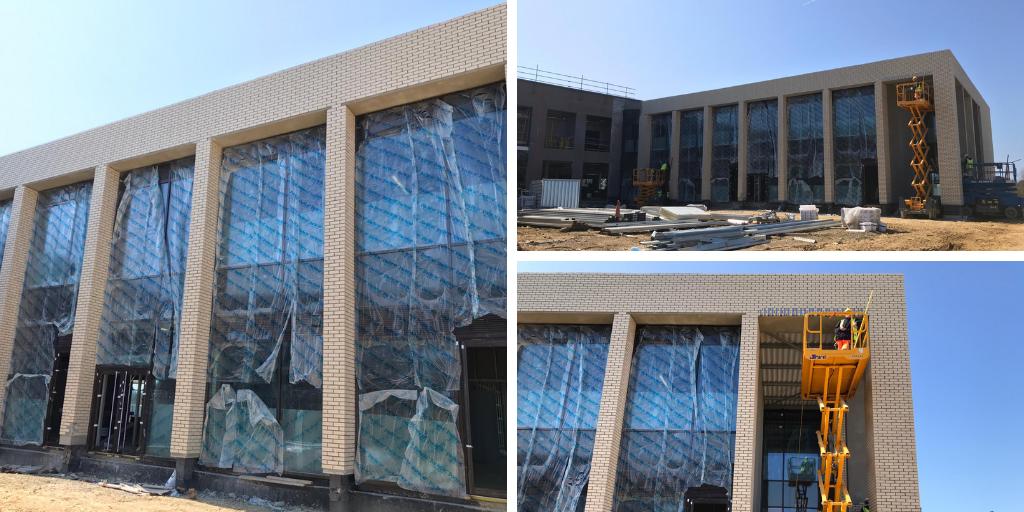 PickEverard's tweet photo. Work is progressing well @LesQuennevaisSc in #Jersey https://t.co/1Vf0PcAgXw @AresLandscape @ArupGroup @rokconstruction @tngconsultants @hoarelea https://t.co/u2I5H2lGB5
