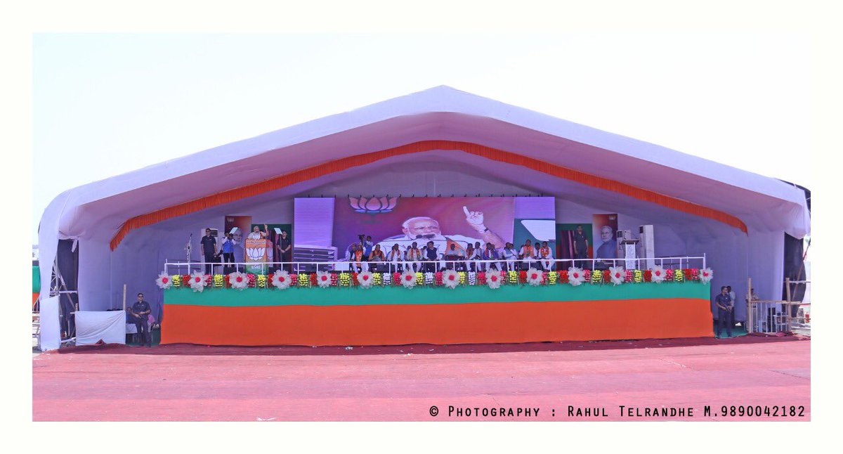 CampaignTrailPM's tweet image. Addressing NDA rally in Wardha, Maharashtra today @narendramodi ji 
#मोदीमयवर्धा #ModiInWardha