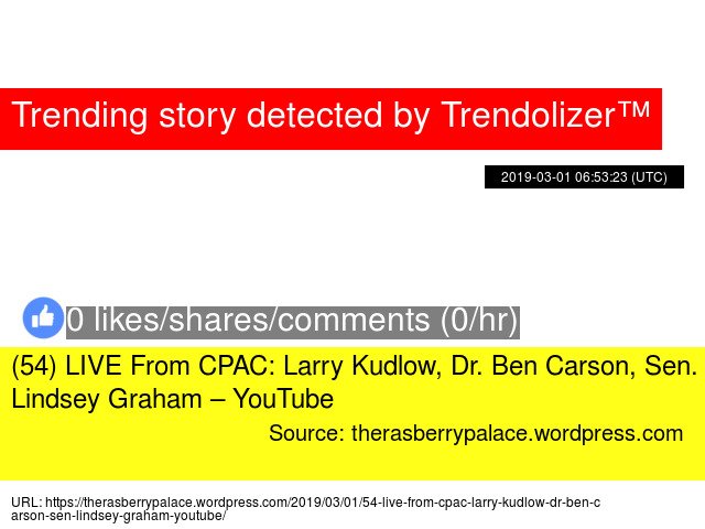 BenCarsonizer's tweet photo. (54) LIVE From CPAC: #LarryKudlow, Dr. #BenCarson, Sen. #LindseyGraham – YouTube https://t.co/V8dlmATsb4 https://t.co/GRxpABhwxQ