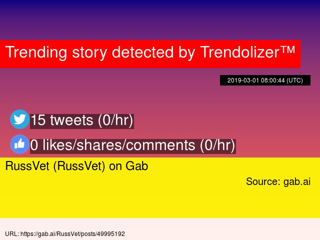 BenCarsonizer's tweet photo. RussVet (RussVet) on Gab #BenCarson https://t.co/wTTfUOyr20 https://t.co/Fro96J42Hc