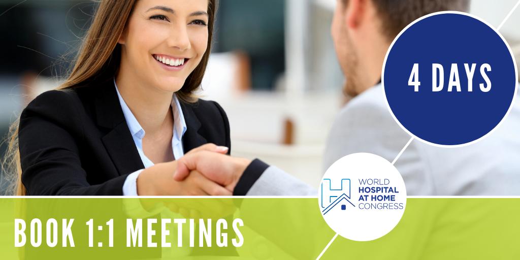 Together with the exciting scientific programme and thrilling sessions, #WHAHC19 participants can arrange 1:1 meetings with other attendees. Don`t miss the chance to share experience and ideas in the field of hospital at home. #hospitalathome