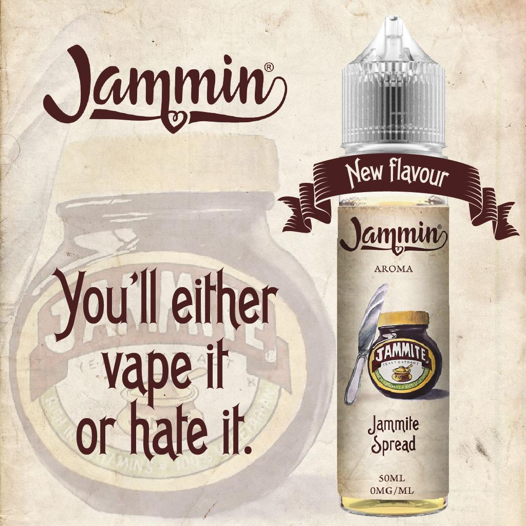 jamminvapeco's tweet photo. This is one that will sure divide opinions!
*NEW FLAVOUR REVEAL*

We are delighted to be adding 'Jammite' to our Jammin range. You've spreaded it throughout the years and now you can vape it!

One thing thats for sure is, You'll either vape it or hate it!

#vape #vaping #marmite https://t.co/cIfSPUoGTS