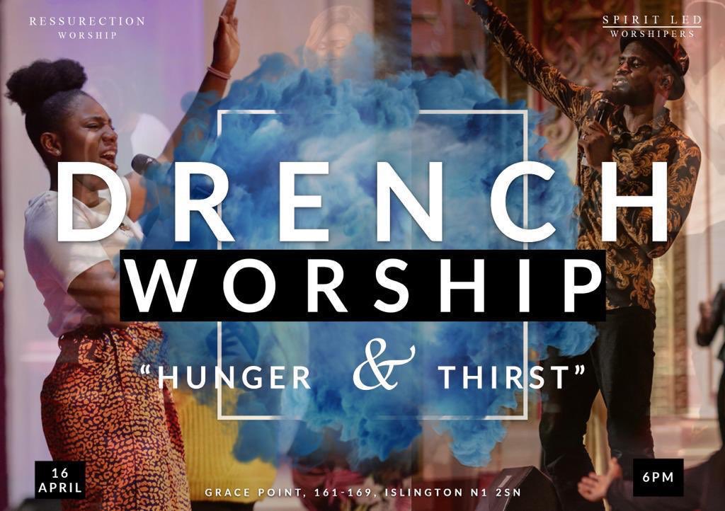 PsPrinceDavid's tweet photo. Drench Worship - Hunger and Thirst @slw_423 @ResWorship1 -
#Drench #DrenchWorship #SLW #Church #Love #Free #Islington #Music #Musicians #Singing #Community #PrinceDavid #GracePoint #ResWorship #Praise #Worship #PrinceDavidAmponsah #ResmanChurch #Event #Hunger #Thirst #Peace https://t.co/RIwVsk2bPE