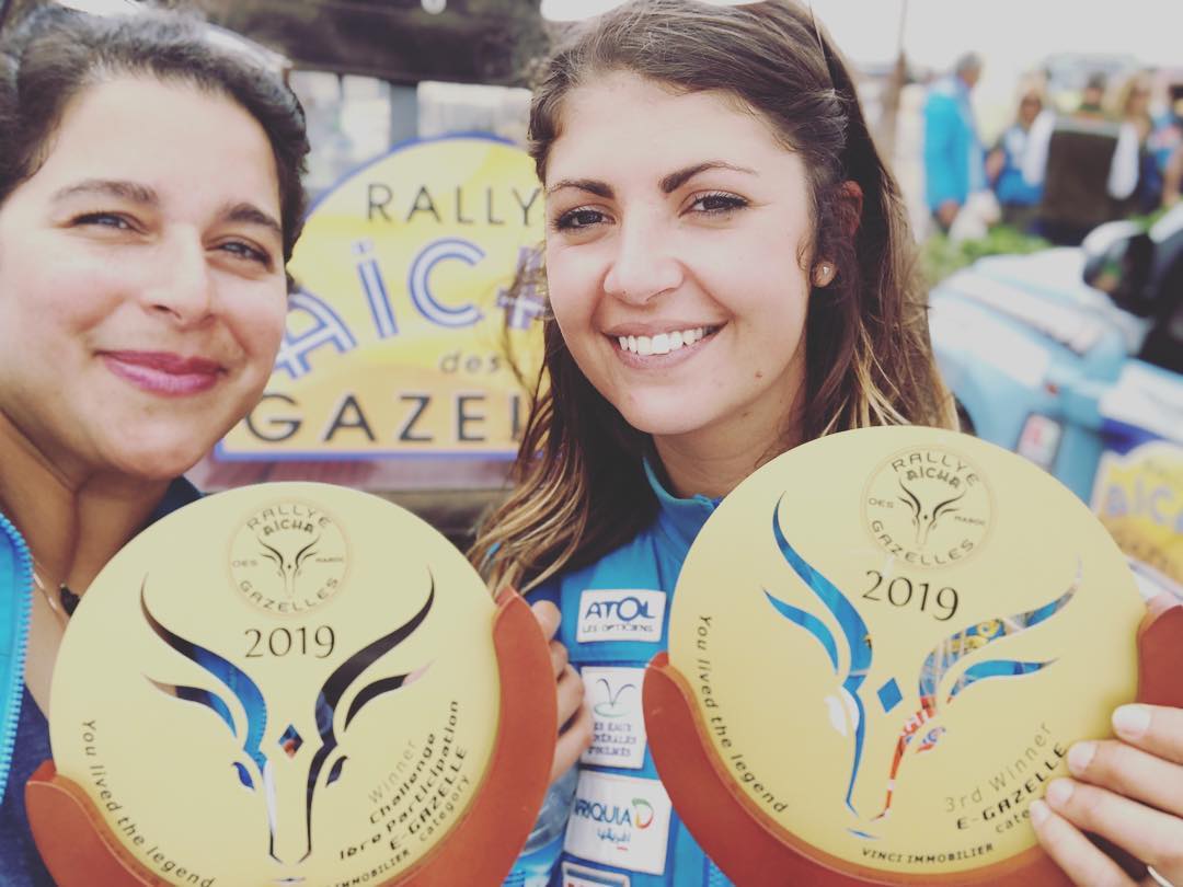 Sete_agglo_med's tweet photo. 👏Félicitations à Virginie &amp; Lucile, championnes (🥉 au classement général) dans la catégorie "Véhicules #électriques" du #Rallye 🏎️Aïcha des Gazelles 2019 ! @DCopines https://t.co/ycJzaEIA8f