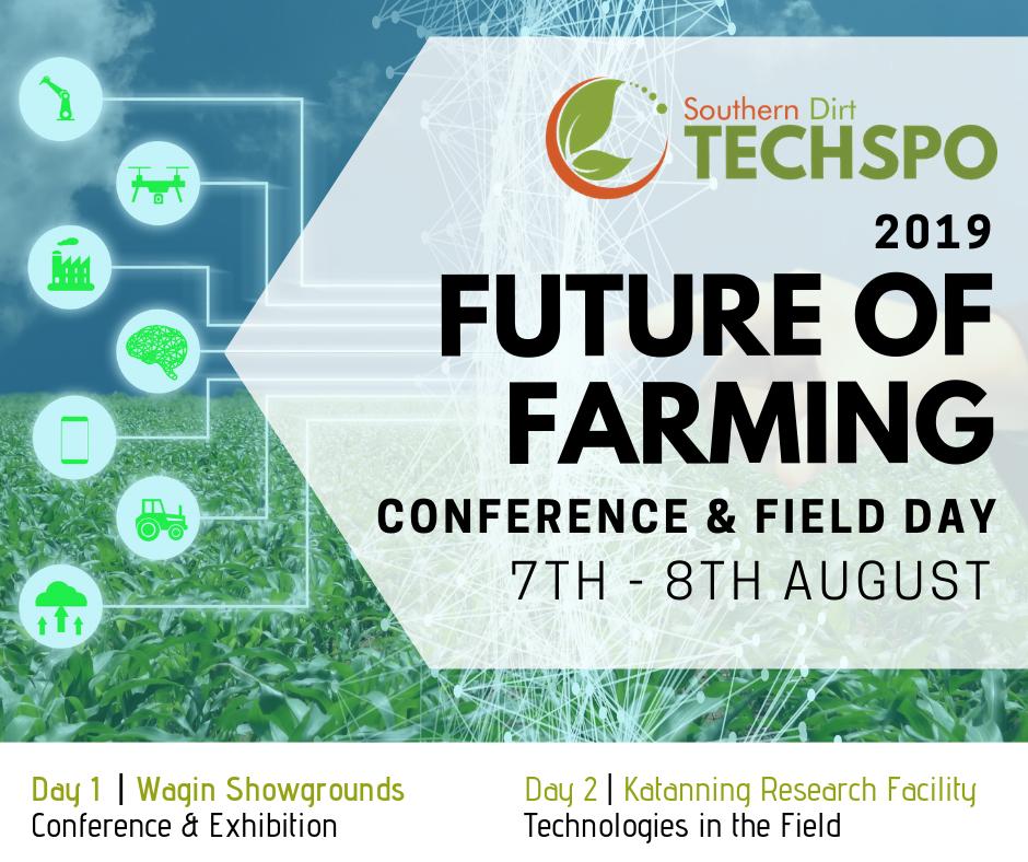 DirtSouthern's tweet photo. Tag someone or reply with which cutting edge Ag Tech and Innovations you would like to see first hand at Southern Dirt TECHSPO 2019 #Techspo2019 #agtech https://t.co/Nw7ze5POHk