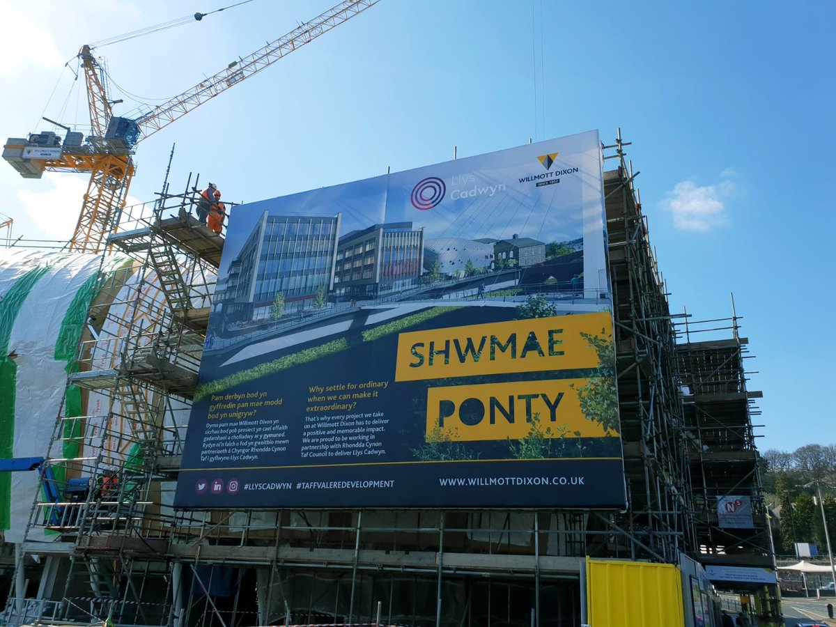 Building wrap install by Lavastar for <a href="/WillmottDixon/">Willmott Dixon</a>  #buildingwrap #buildingwraps #scaffoldingbanner
