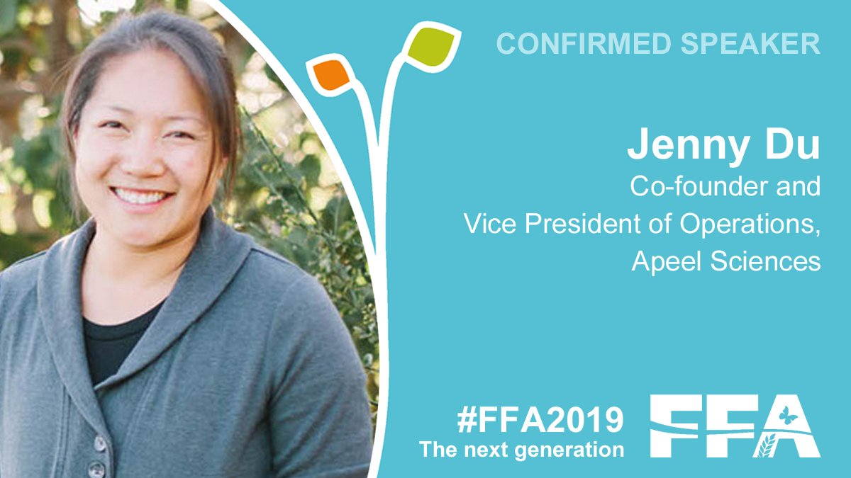 Join @apeelsciences Co-founder Jenny Du as we discuss #sustainable production, #foodwaste, & a #growingpopulation. What’s the role for #startup? 
Will you be there? forumforagriculture.com/register