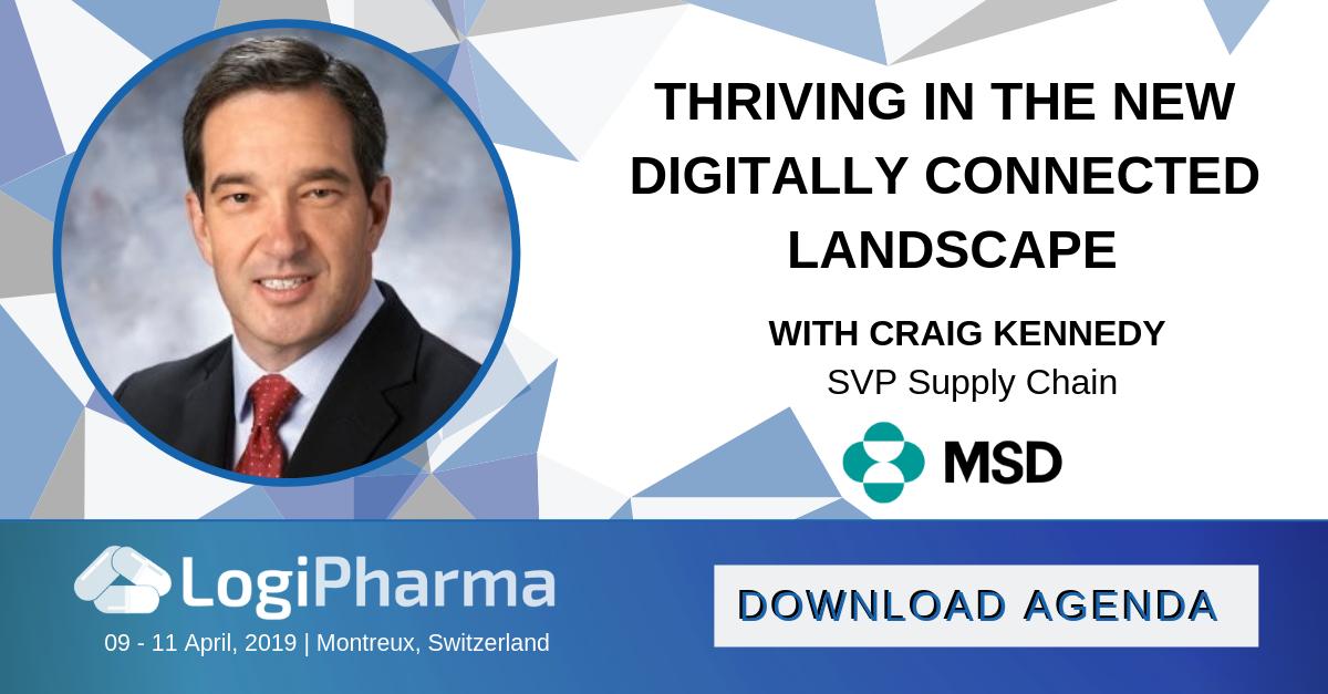 Don't miss out on hearing from Craig Kennedy on How we fully integrated our operations to make better decisions faster to ‘thrive’ in the new digitally connected landscape at LogiPharma - bit.ly/2K0NhKf