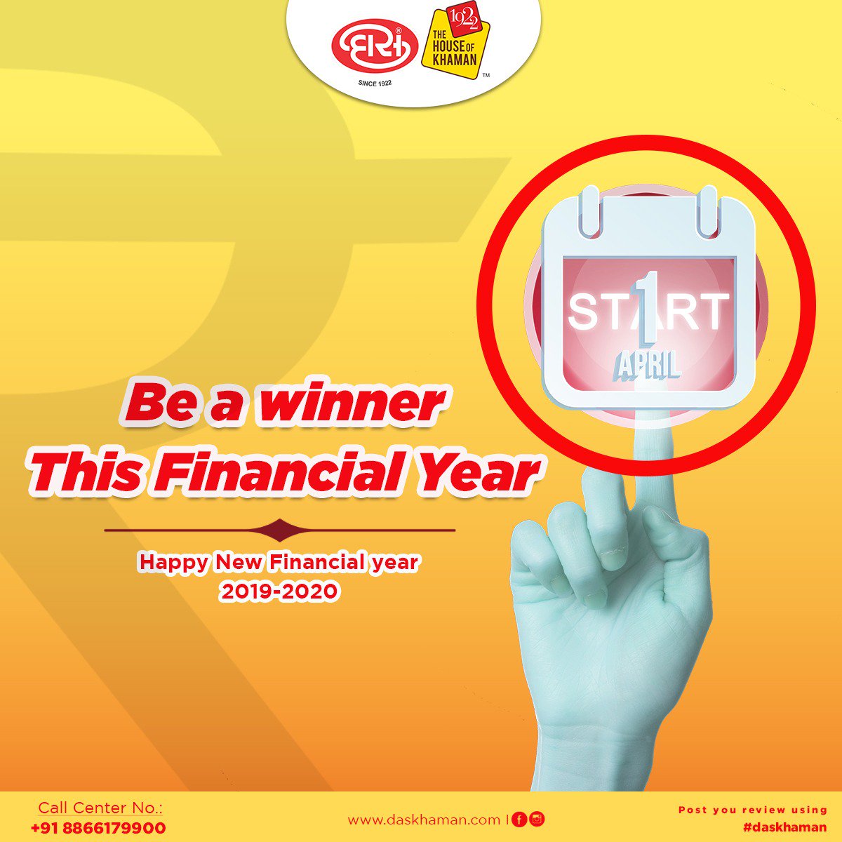 das_khaman's tweet photo. From the entire family of DAS KHAMAN, we would like to thank everyone for giving us the oppurtunity to provide you with mouthwatering snacks.
Happy &amp; a Prosperous New Financial Year to all.
Follow us - https://t.co/1ogrNgG2tA
#FinancialYear2019 #Daskhaman #Serveyoubetter https://t.co/6wgDMvG4gY