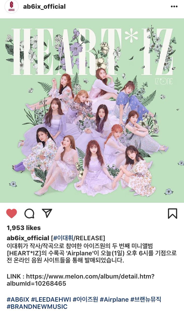 AB6IX_Japan's tweet photo. デフィPDの「Airplane」がリリースされました！！！
AB6IXインスタグラムアカウントが更新！

いいね👍を❤️
→https://t.co/eempr8Br30

#AB6IX #에이비식스 #ABSOLUTE6IX #ABOVE_BRANDNEW6IX @AB6IX_MEMBERS #LEEDAEHWI #AIRPLANE #daehw #이대휘 #대휘 https://t.co/Bg4oPAjsP4
