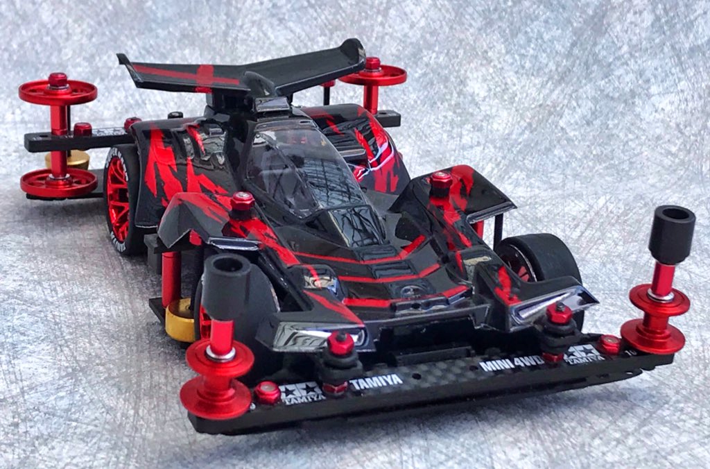 コンデレ】キクチさんのネオトライダガーZMCです😊👍🌟ミニ四駆