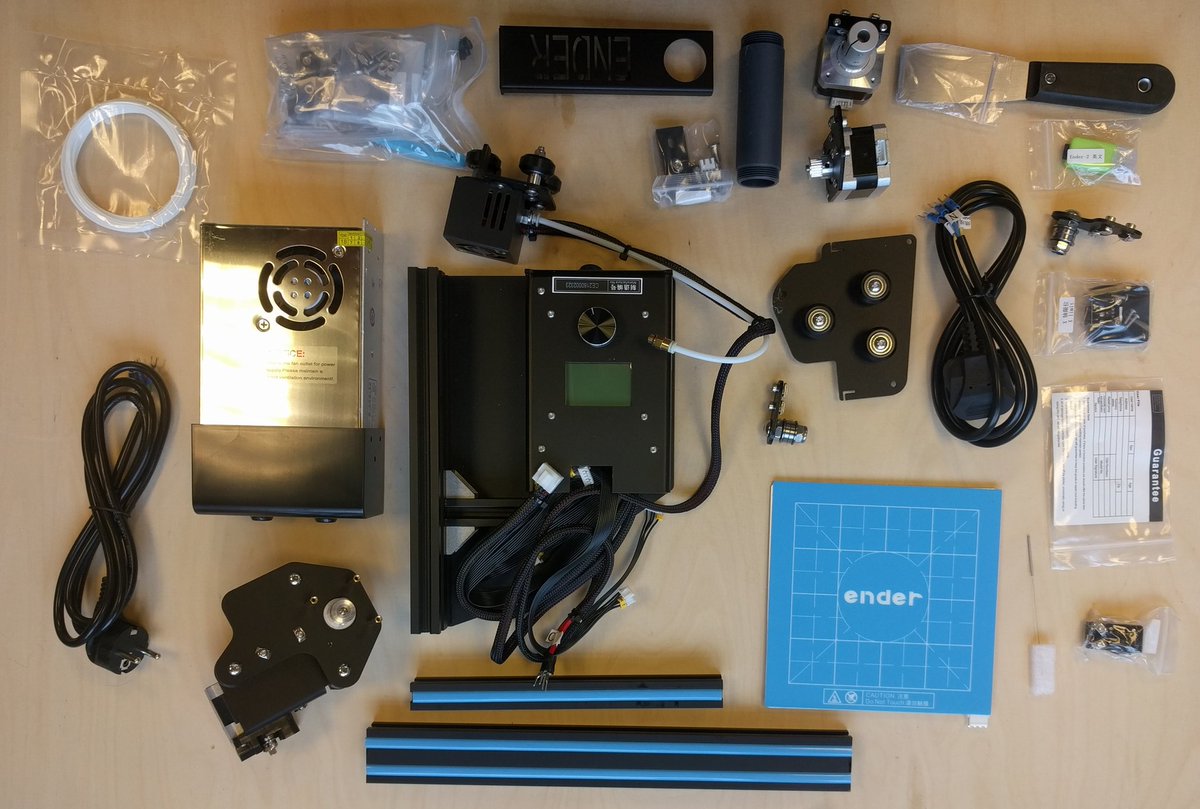 theinventhive's tweet photo. Guess what we just bought...a 3D printer!!! 😍 (Some assembly required🔧). If anyone in @FederationMCR wants something printed, come by 🙂 https://t.co/lyUOFqkfYL