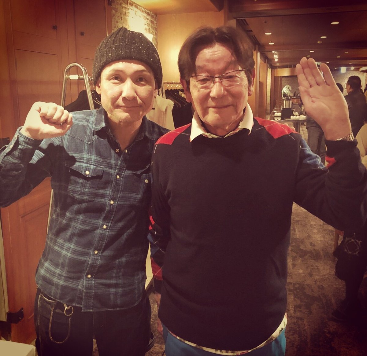 木下ほうかkinoshita Houka Ar Twitter 作曲家の石田勝範さんの古希祝でした 02年の 陰陽師 安倍晴明 王都妖奇譚 からのお付き合いで めっちゃお世話になっております メデタイ