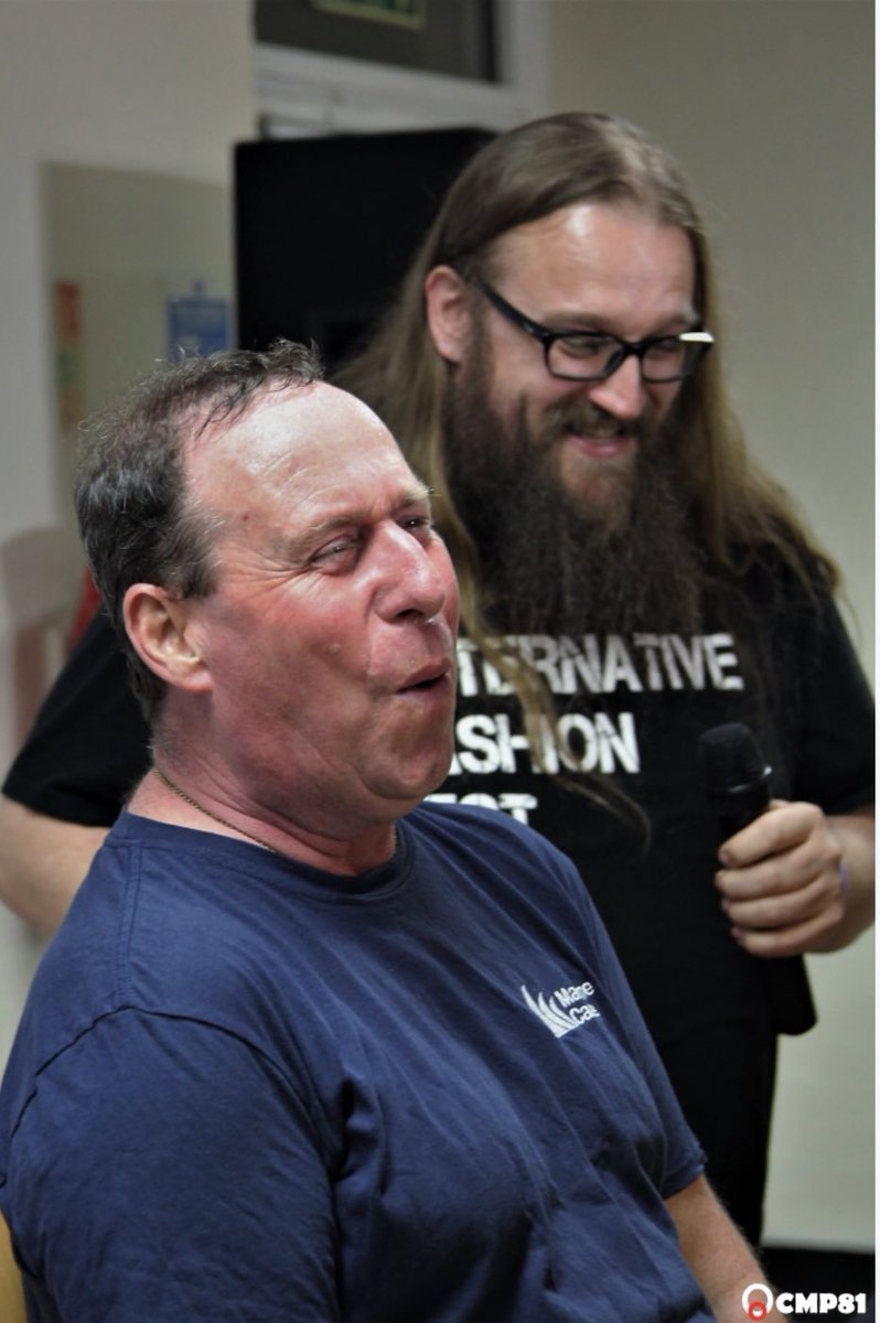 AltFashionFest's tweet photo. Brilliant images from @autofocusmedia_ and @ChrisMPhotos81 
#MaritimeCadets regional coxswain Andy had his legs waxed by some of our @ArtSoulTribe pros😂😂 he did this to raise money for @FormbyMCA 
@Nickipedia101 offering moral support there 👀😂
#legend https://t.co/vGejOaFZeK