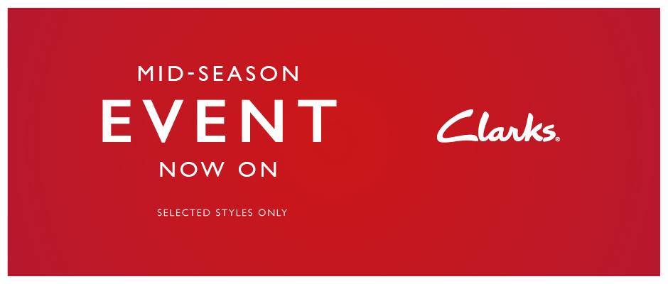 clarks mid season sale