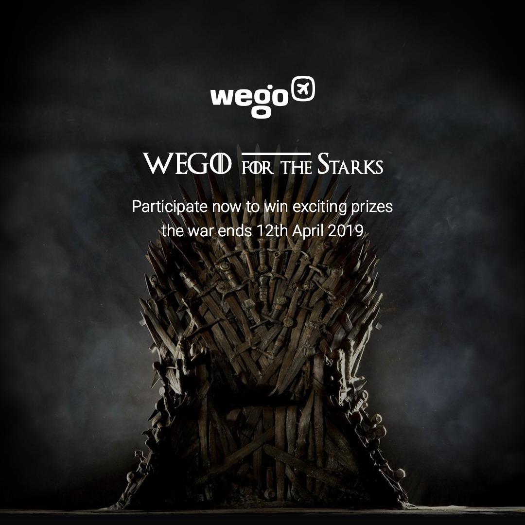 WegoIndia's tweet photo. The third set of questions are now live here >> https://t.co/vGo0JCQKiL
Participate in all 5 trivia quizzes posted till 11th April and top the leaderboard to win exciting prizes!
#ForTheThrone #GameofThrones #GoTcontest #contest #Lannister #Targaryen #Stark https://t.co/XcKB5kPy1R