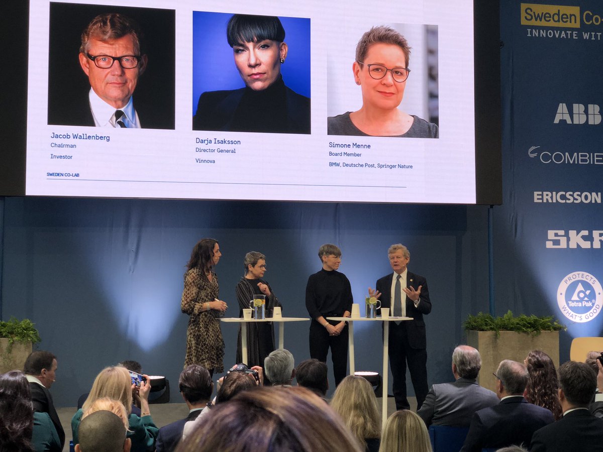 PeterAlberius's tweet photo. “More Open Innovation needed for solving real challenges facing us!” #hm19 #riseinnovation #SwedenCoLab https://t.co/Jr1PGZSgAO