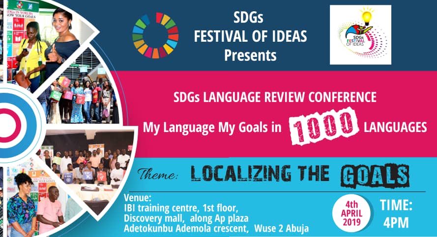 sdgsfoi2019's tweet photo. #Sdg inclusiveness is not just for the elites. Grassroots members must be carried along. How do we achieve this? By getting them to understand what the goals are about in their languages. Join us on Thursday, 4th April to review these languages. Click https://t.co/eQc18WDmBi https://t.co/4xjYB1GeCs