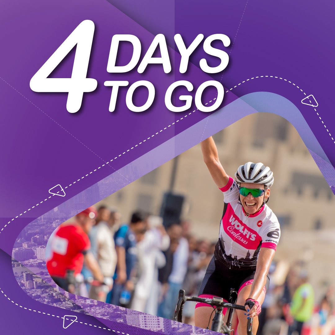 There are only 4️⃣ days left until #RideAjman #MondayMotivation