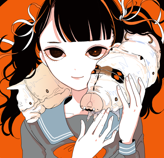 「bangs orange theme」 illustration images(Latest)｜5pages