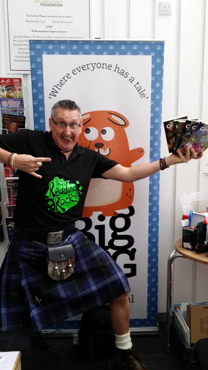 Big DoG this year was incredible and thank you to all who joined us! It was a brilliant weekend! Head over to our Facebook page - @ BigDogBookFest - to see clips from some of our fab events. Did you have as much fun as @StuartReidBooks is in this picture?! 😋 😁 #BigDoGDumfries