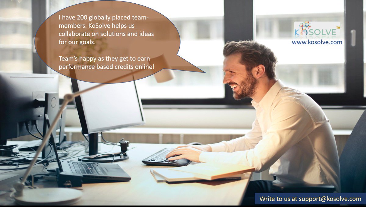 KoSolveHQ's tweet photo. How do you support and reward your geographically dispersed team-members on solutions and ideas?
Use #kosolve by #collaborativeclimate #collaboratetogrow #analytics #productivity #technology #HRTech https://t.co/SDadLj80Sp