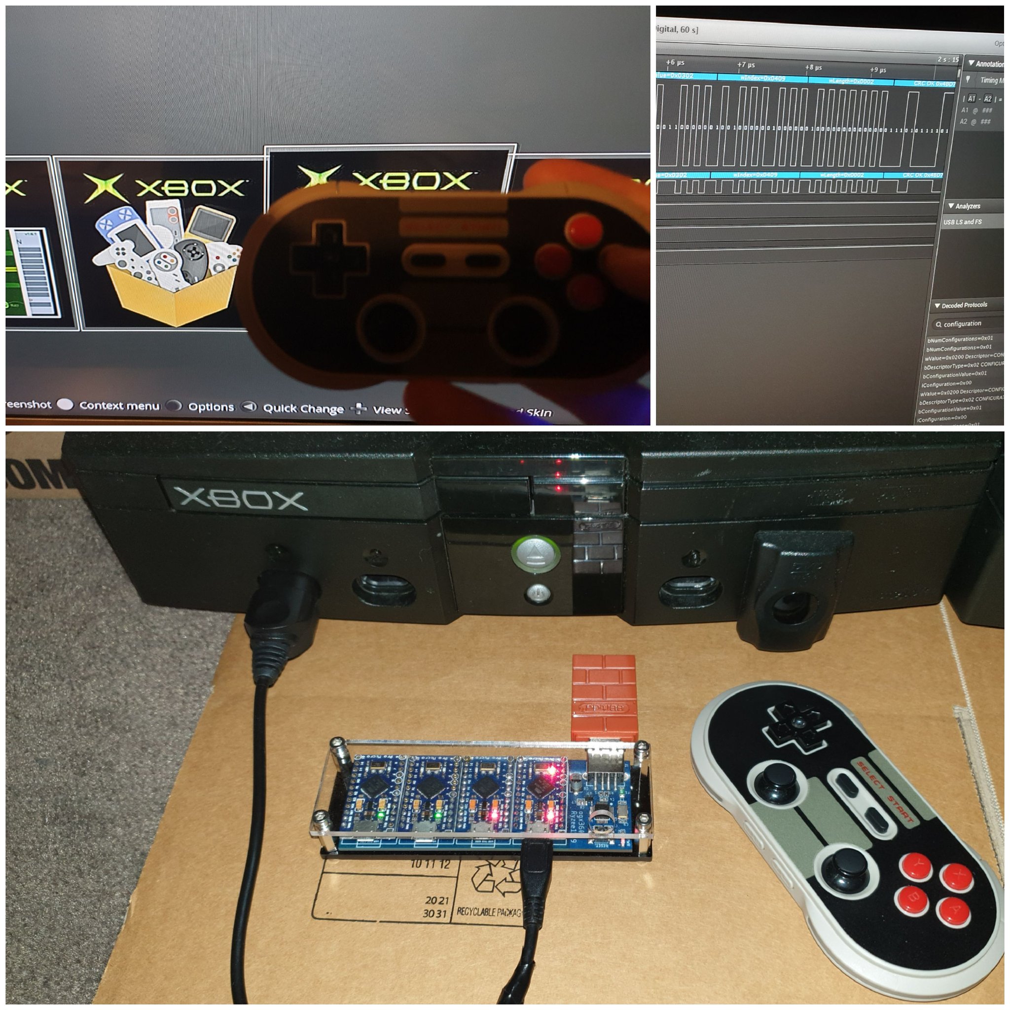 Ryan Some Progress 8bitdo Wireless Receiver With Ogx360 Pcb Working Should Work With Xbox One Ps4 Ps3 Wii Mote Wii U Pro And All 8bitdo Controllers Over Bluetooth T Co Mr1derbfhc