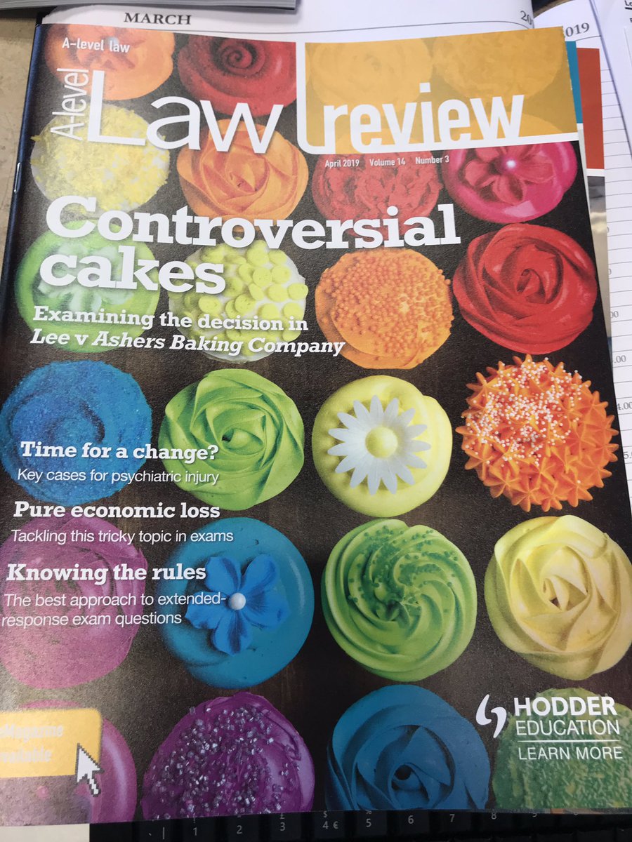 LibraryUpper's tweet image. A-Level Law Review now available in Upper Library!