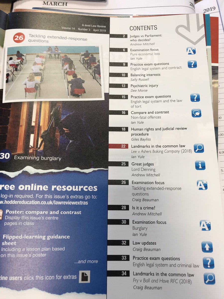 LibraryUpper's tweet image. A-Level Law Review now available in Upper Library!