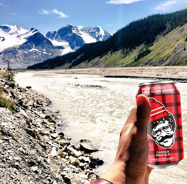 poutinerie's tweet photo. Introducing Smoke’s Brewerie!!! Crack open a cold one, brewed by the Man, the Myth, the Legend, himself! With subtle hints of Maple and Bacon, this Canadian Pale Ale definitely won’t disappoint 😉 #CanadaEh #CraftBeer https://t.co/A8nRGmiSLW