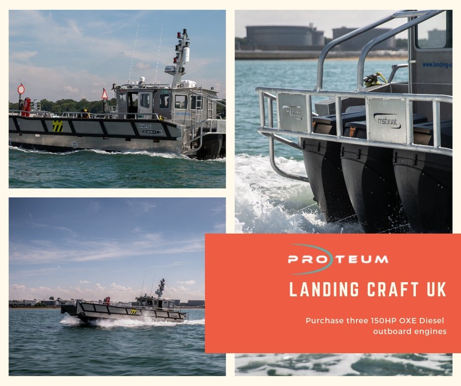 The #OXEdiesel was purchased by <a href="/landingcraftuk/">Tony Kortens</a> on safety grounds as the landing craft will work alongside LNG jetties on the <a href="/RiverThames/">River Thames Society</a>. Read article here... bit.ly/ThamesLandingC… <a href="/LondonPortAuth/">Port of London Authority</a> #dieseloutboard