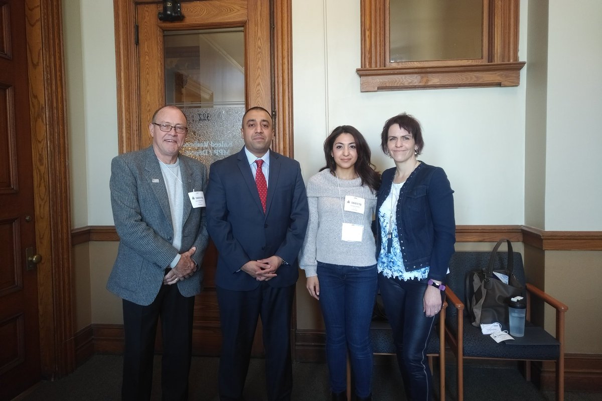 #enddiabetes #onpoli met with MPP Kaleed Rasheed on behalf of <a href="/DiabetesCanada/">Diabetes Canada</a> hoping for better access to #CGMS.