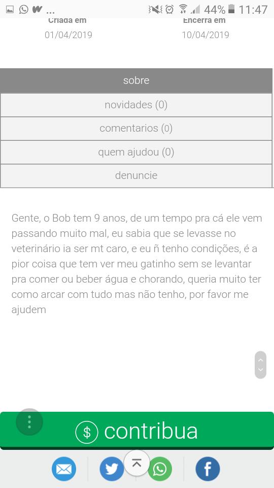 taeggukmoon's tweet image. ME AJUDEM AQUI!!!
O gatinho da minha amiga está doente e ela não tem condições de arcar com os exames e o tratamento que ele precisa. Gente, por favor qualquer quantia é bem vinda e se não puder, ajuda com o rt