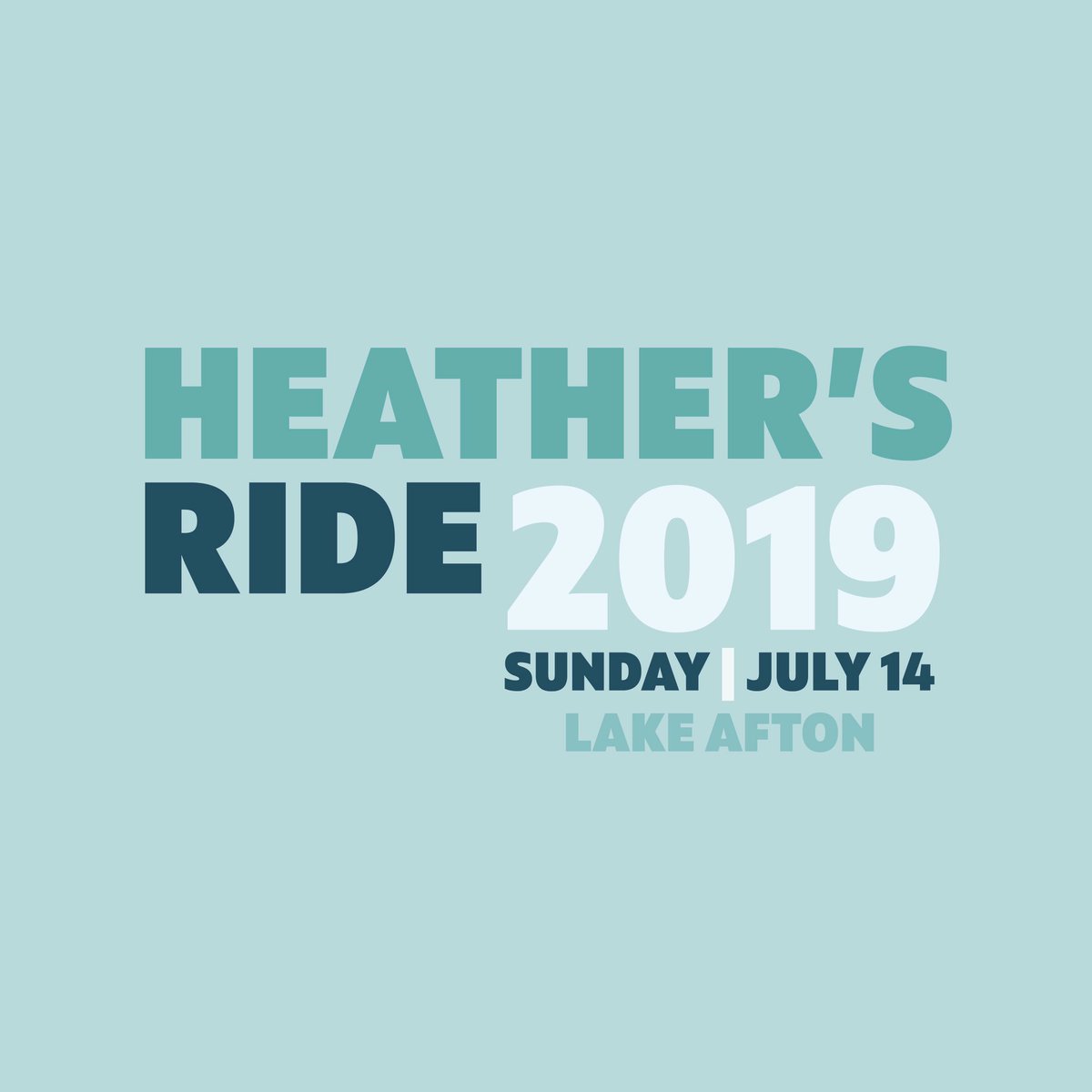 HeathersCamp's tweet photo. Join us for the 9th annual Heather's Ride on 07.14.19 at Lake Afton! All proceeds benefit Heather's Camp, a camp for children with visual impairments. Registration is now open! Link in bio. https://t.co/kZu9ducFr8