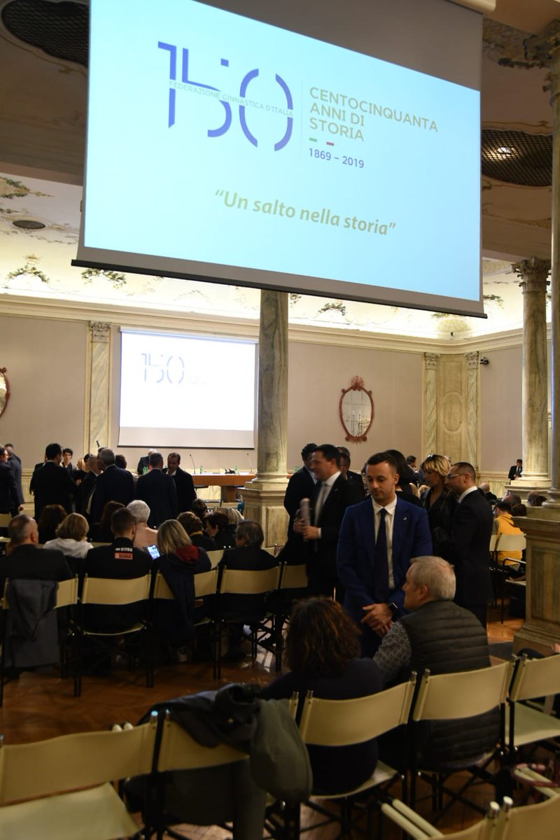 comunevenezia's tweet photo. #FGI150 🤸| A Ca' Giustinian il convegno "Un salto nella storia" in occasione dei 150 anni dalla fondazione della Federazione italiana di Ginnastica
➡Il sindaco @LuigiBrugnaro: "#Venezia al tempo ha dimostrato che la natura pedagogica dello sport è più forte di quella marziale" https://t.co/ovEynUQHgj